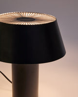 Tischleuchte Ancare aus schwarzem Metall und beigefarbenem Seil. - ZEN ZONE Furniture