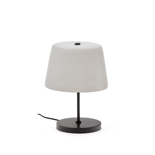 Tischleuchte Nefar aus Milchglas und Zink - ZEN ZONE Furniture
