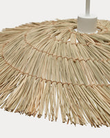 Gualta Lampenschirm für Pendelleuchte aus Naturfasern mit natürlichem Finish Ø 60 cm - ZEN ZONE Furniture