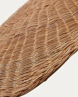 Bisbal Lampenschirm für Pendelleuchte aus Rattan mit natürlichem Finish Ø 80 cm - ZEN ZONE Furniture