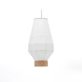 Hila Lampenschirm aus weißem Papier und Furnierholz Ø 30 cm - ZEN ZONE Furniture