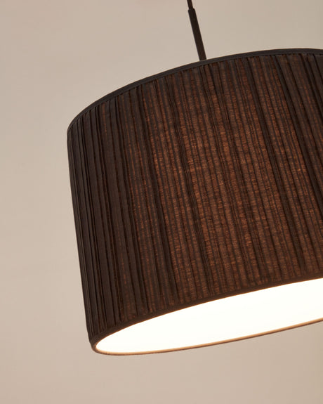 Lampenschirm für Deckenleuchte Guash in Schwarz Ø 40 cm - ZEN ZONE Furniture