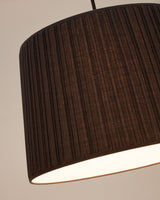 Lampenschirm für Deckenleuchte Guash in Schwarz Ø 50 cm - ZEN ZONE Furniture