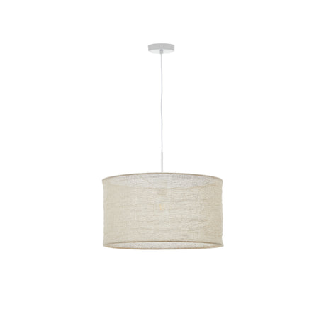 Mariela Schirm für Deckenlampe aus Leinen mit beigem Finish Ø 50 x 30 cm - ZEN ZONE Furniture