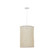 Mariela Schirm für Deckenlampe aus Leinen mit beigem Finish Ø 40 x 60 cm - ZEN ZONE Furniture