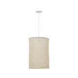Mariela Schirm für Deckenlampe aus Leinen mit beigem Finish Ø 40 x 60 cm - ZEN ZONE Furniture