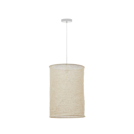 Mariela Schirm für Deckenlampe aus Leinen mit beigem Finish Ø 40 x 60 cm - ZEN ZONE Furniture
