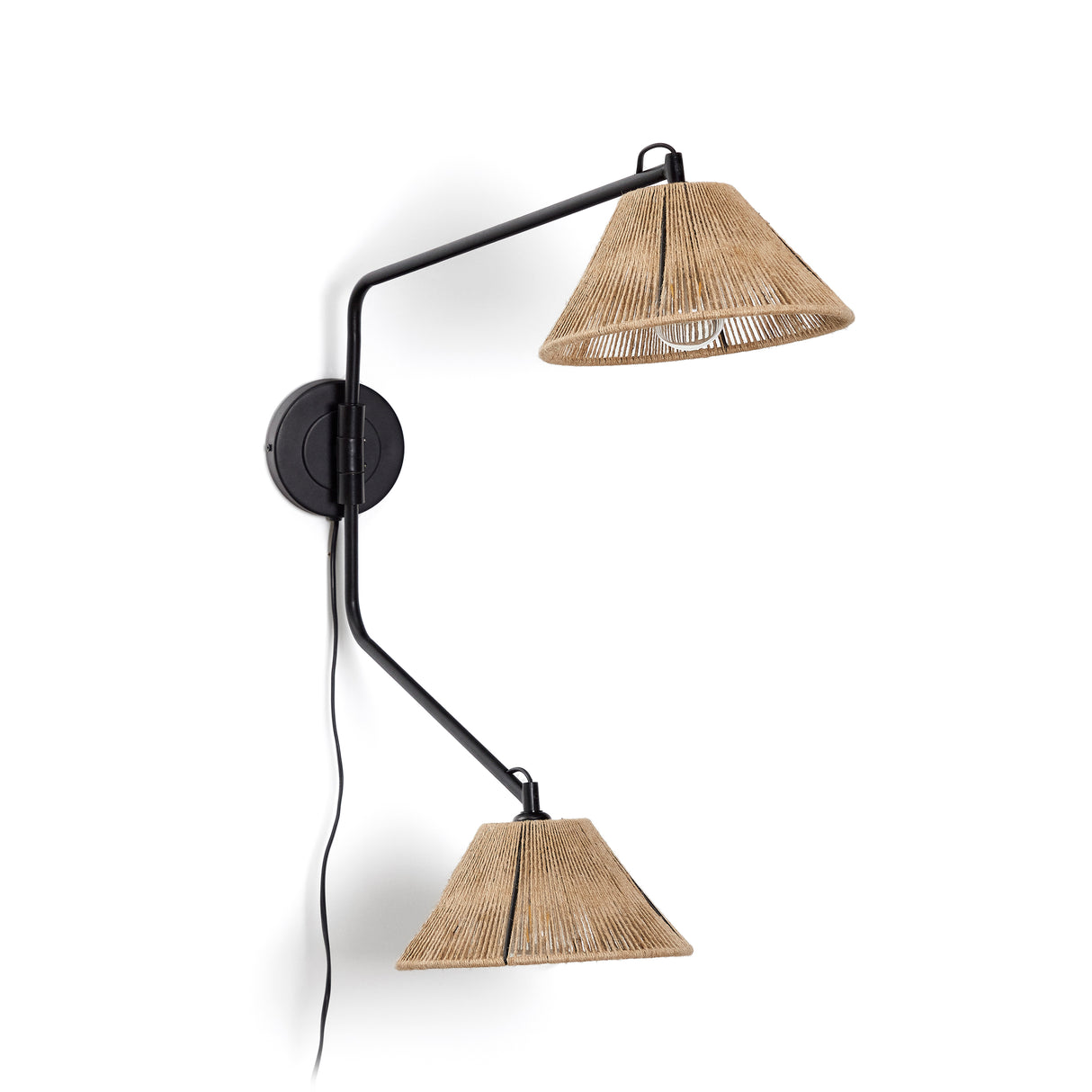 Pontos Wandleuchte aus Jute mit natürlichem Finish - ZEN ZONE Furniture