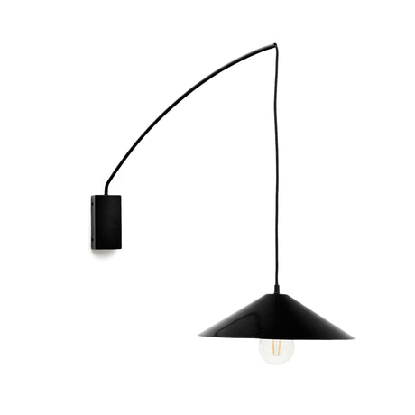 Wandleuchte Kally aus Metall mit schwarz lackiertem Finish - ZEN ZONE Furniture