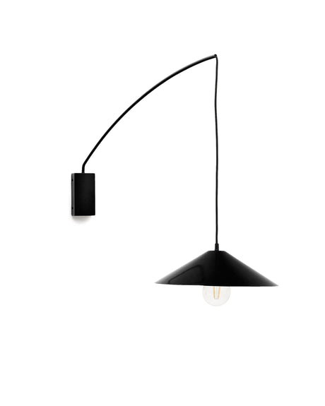 Wandleuchte Kally aus Metall mit schwarz lackiertem Finish - ZEN ZONE Furniture