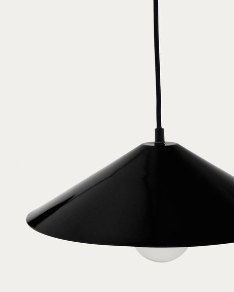 Wandleuchte Kally aus Metall mit schwarz lackiertem Finish - ZEN ZONE Furniture