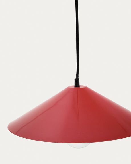 Wandleuchte Kally aus Metall mit rot lackiertem Finish - ZEN ZONE Furniture