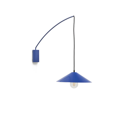 Wandleuchte Kally aus Metall mit blau lackiertem Finish - ZEN ZONE Furniture