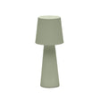 Arenys Outdoor Tischlampe groß aus Metall mit türkisfarbenem Lackfinish - ZEN ZONE Furniture