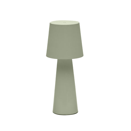 Arenys Outdoor Tischlampe groß aus Metall mit türkisfarbenem Lackfinish - ZEN ZONE Furniture
