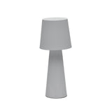 Arenys Outdoor Tischlampe groß aus Metall mit grauem Lackfinish - ZEN ZONE Furniture