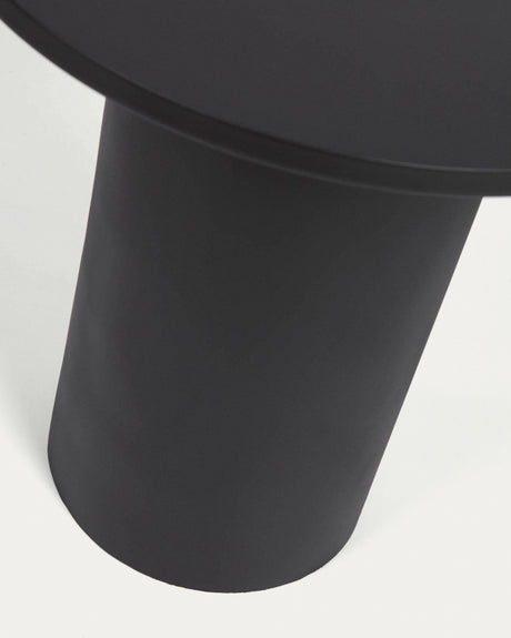 Fleksa runder Beistelltisch schwarz Ø 45 cm - ZEN ZONE Furniture