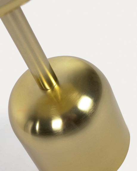 Adaluz runder Beistelltisch aus Metall gold Ø 37 cm - ZEN ZONE Furniture