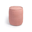 Isaura runder Pouf 100% PET terrakotta Ø 40 cm - ZEN ZONE Furniture