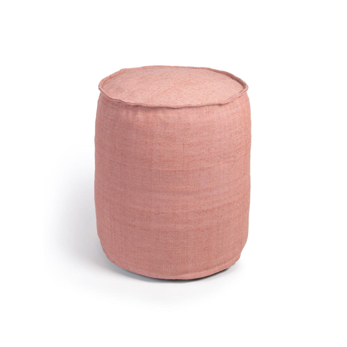 Isaura runder Pouf 100% PET terrakotta Ø 40 cm - ZEN ZONE Furniture