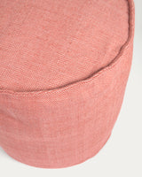 Isaura runder Pouf 100% PET terrakotta Ø 40 cm - ZEN ZONE Furniture