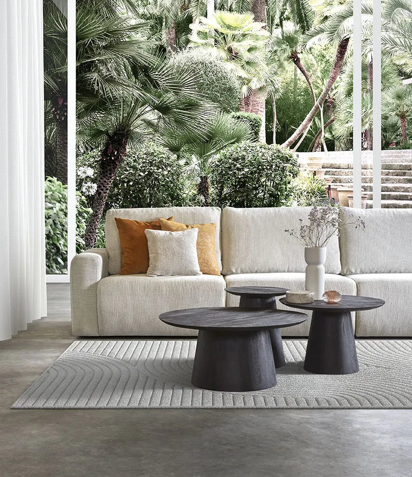 Couchtisch LOTUS braun 80x80 cm - ZEN ZONE Furniture