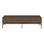 Luxe Hi-Fi Cabinet with Wooden Doors, Oiled Oak, 150x45 cm