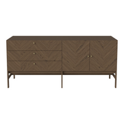 Luxe Sideboard, aus Eiche, geölt, 150x45 cm - ZEN ZONE Furniture