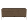 Luxe Sideboard, aus Eiche, geölt, 150x45 cm