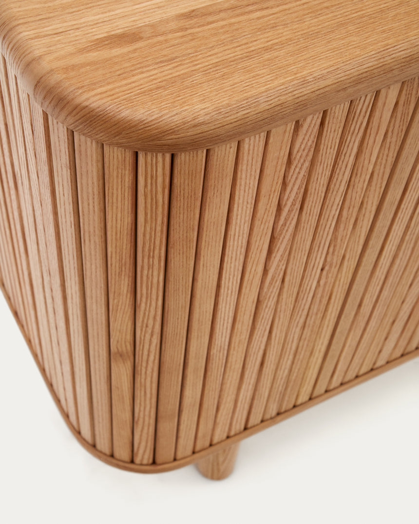 Mailen Sideboard 2 Türen aus Eschenfurnier mit natürlichem Finish 180 x 75 cm - ZEN ZONE Furniture