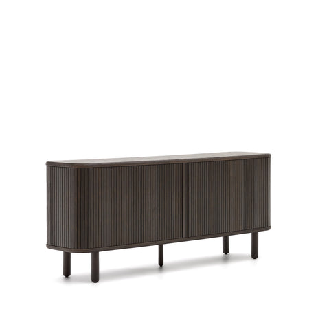 Mailen Sideboard 2 Türen aus Eschenfurnier mit dunklem Finish 180 x 75 cm - ZEN ZONE Furniture