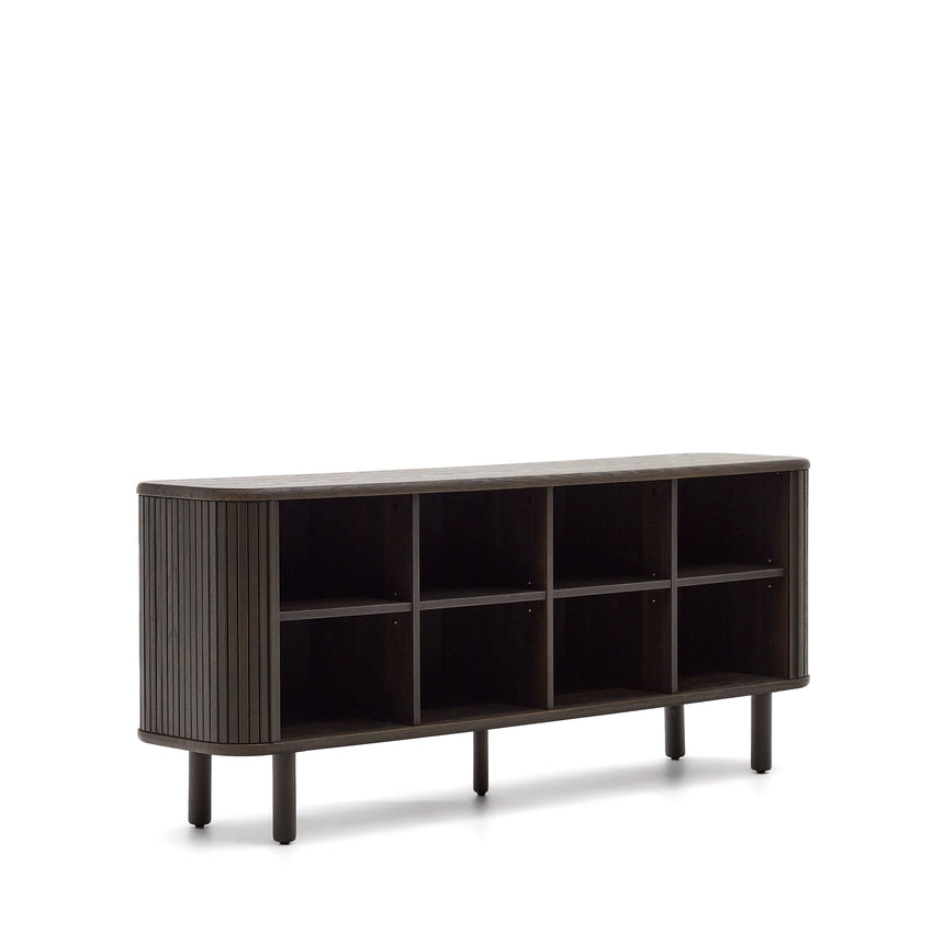 Mailen Sideboard 2 Türen aus Eschenfurnier mit dunklem Finish 180 x 75 cm - ZEN ZONE Furniture