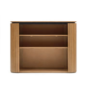 Licia Regal aus massivem Mangoholz und Metall schwarz lackiert 120 x 90 cm - ZEN ZONE Furniture
