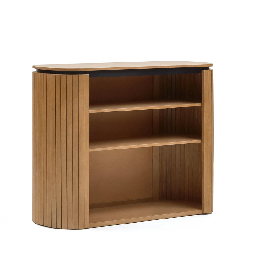 Licia Regal aus massivem Mangoholz und Metall schwarz lackiert 120 x 90 cm - ZEN ZONE Furniture