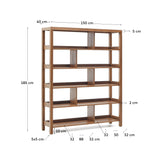 Sashi Regal aus massivem Teakholz 150 x 185 cm - ZEN ZONE Furniture