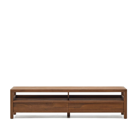 Sashi TV-Möbel aus massivem Teakholz 200 x 40 cm - ZEN ZONE Furniture