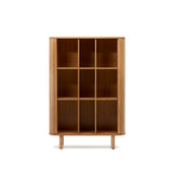 Mailen Highboard 2 Türen mit Eschenfurnier und natürlichem Finish 110 x 160 cm - ZEN ZONE Furniture