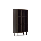 Mailen Highboard 2 Türen mit Eschenfurnier und dunklem Finish 110 x 160 cm - ZEN ZONE Furniture