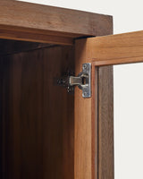 Sashi Vitrine aus massivem Teakholz 110 x 185 cm - ZEN ZONE Furniture