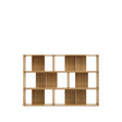 Litto Set aus 6 modularen Regalen aus Eichenfurnier 168 x 114 cm - ZEN ZONE Furniture