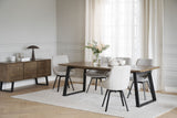 MELVILLE Sideboard Braun/Schwarz 160x45x73cm - ZEN ZONE Furniture