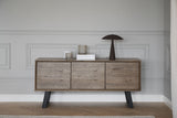 MELVILLE Sideboard Braun/Schwarz 160x45x73cm - ZEN ZONE Furniture