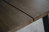 MELVILLE Esstisch Braun/Schwarz 210x95x75cm - ZEN ZONE