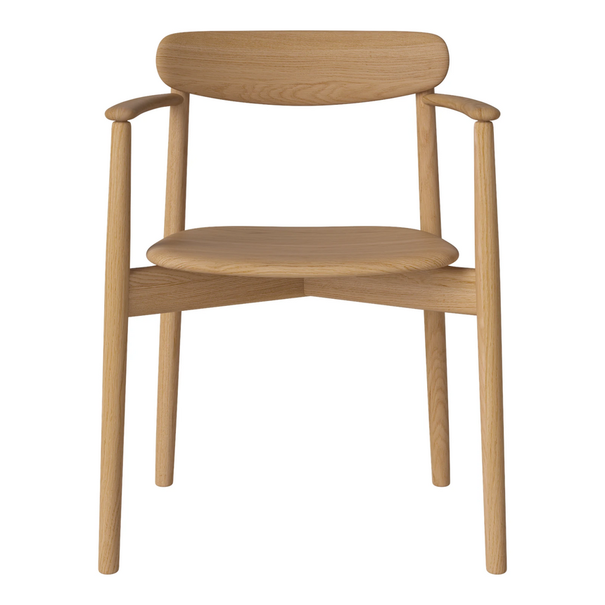 Merge Esszimmerstuhl mit Armlehne aus Eiche, geölt - ZEN ZONE Furniture