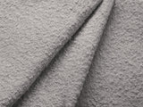 Miley 5-seater panoramic sofa with velvet or boucle upholstery, 330x156 cm