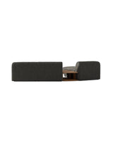 Miley Modulares 3-Sitzer Sofa, Linke Seite, aus Samt, Boucle oder Chenille, 303x178 cm - ZEN ZONE Furniture