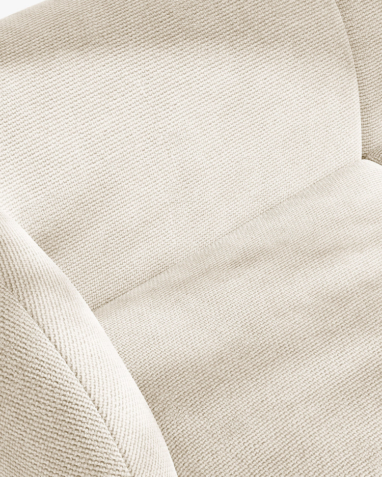 Miley Modulares 3-Sitzer Sofa, Linke Seite, aus Samt, Boucle oder Chenille, 303x178 cm - ZEN ZONE Furniture