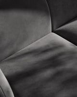 Miley Modulares 3-Sitzer Sofa, Linke Seite, aus Samt, Boucle oder Chenille, 303x178 cm - ZEN ZONE Furniture