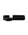 Miley Modulares 3-Sitzer Sofa, Linke Seite, aus Samt, Boucle oder Chenille, 303x178 cm - ZEN ZONE Furniture