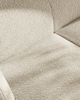Miley Modulares 3-Sitzer Sofa, Linke Seite, aus Samt, Boucle oder Chenille, 303x178 cm - ZEN ZONE Furniture